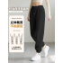Women's fleece leggings casual pants, new style for autumn and winter, versatile and warm, thickened, women's black sports long pants